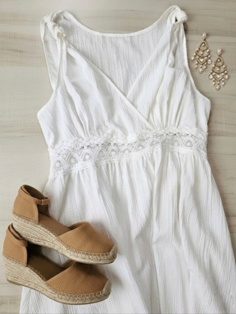 Tie Shoulder Loong Dress